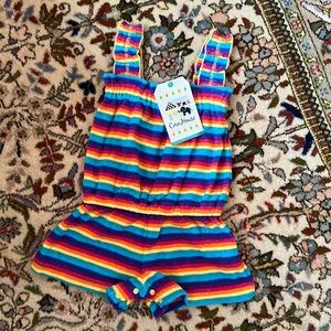 NWT Rainbow Terry Jumper - Size 80